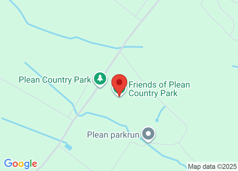 Map showing location of Friends of Plean Country Park