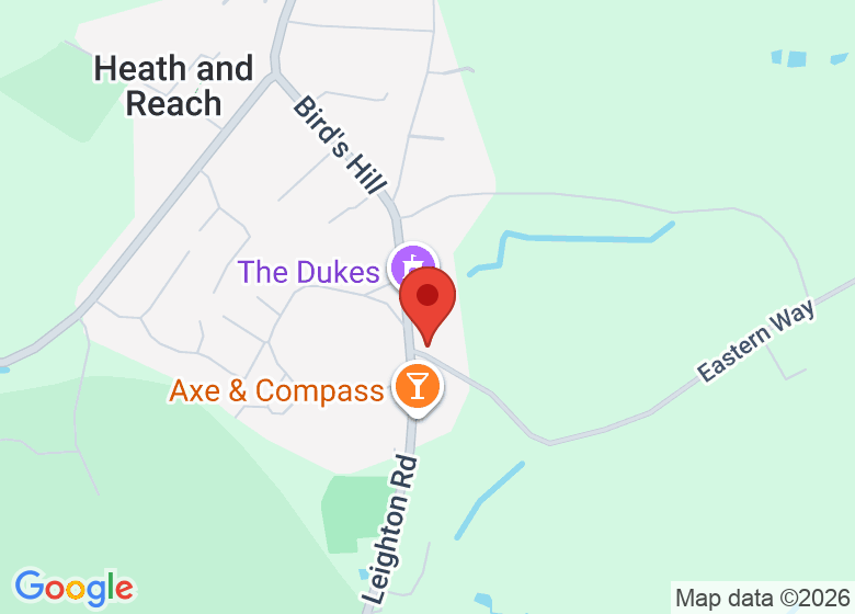 Map showing location of Heath Village Barn
