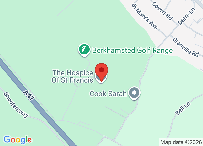 Map showing location of The Hospice Of St Francis