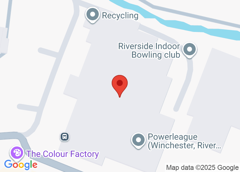 Map showing location of River Park - Outside Old Leisure Centre
