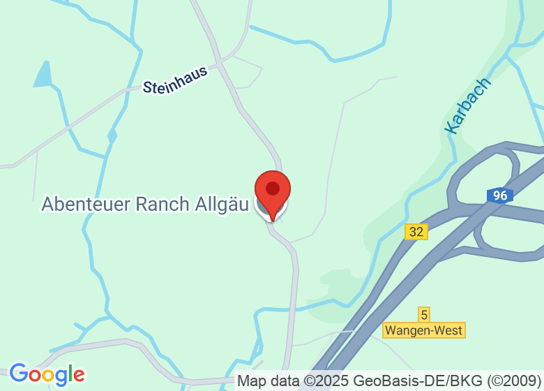 Karte mit Standort von Die Herzblick Ranch