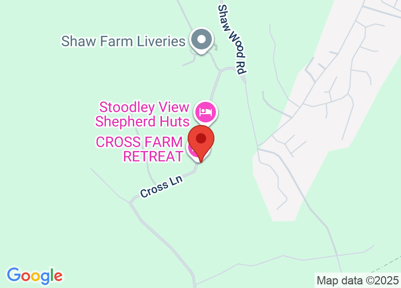 Map showing location of CROSS FARM RETREAT LTD