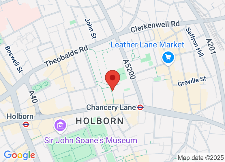 Map showing location of XY STUDIO - Chancery Lane