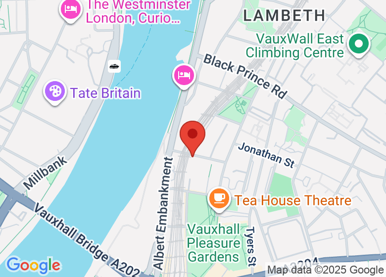 Map showing location of Base Dance Studios