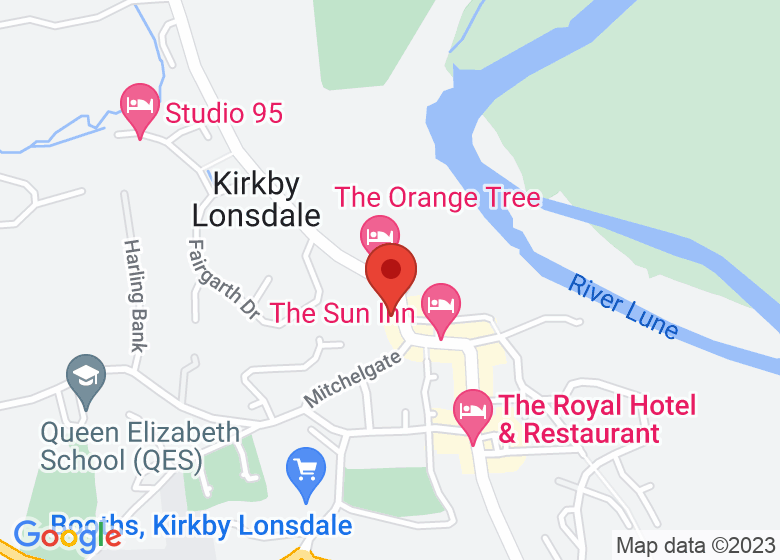 Map showing location of Methodist Church