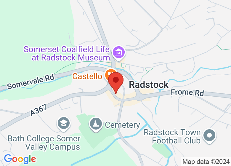Map showing location of The Trinity Hub
