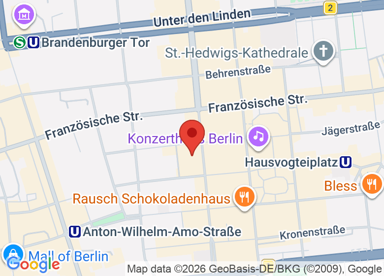 Map showing location of Kunstwerkstatt Wolga