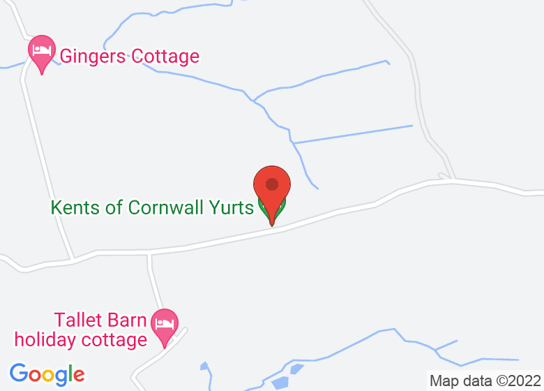 Map showing location of Kents of Cornwall