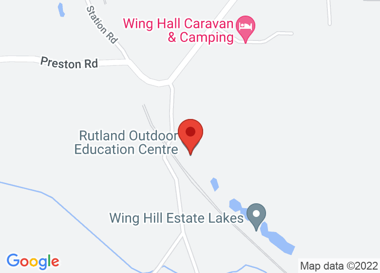 Map showing location of Wing hall farm 