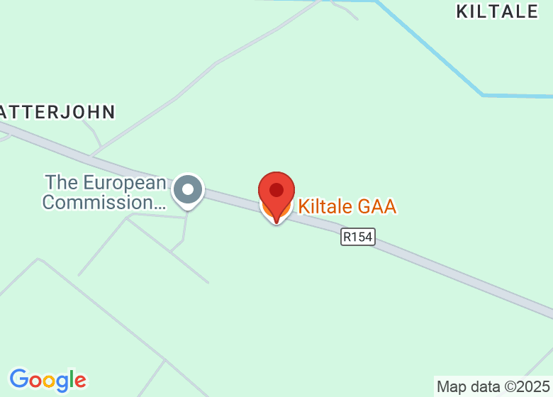 Map showing location of Kiltale GAA