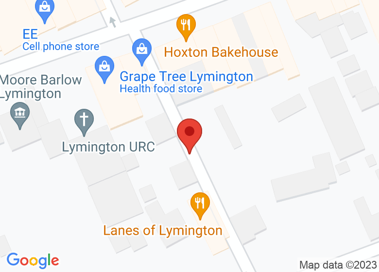 Map showing location of HBY Studio