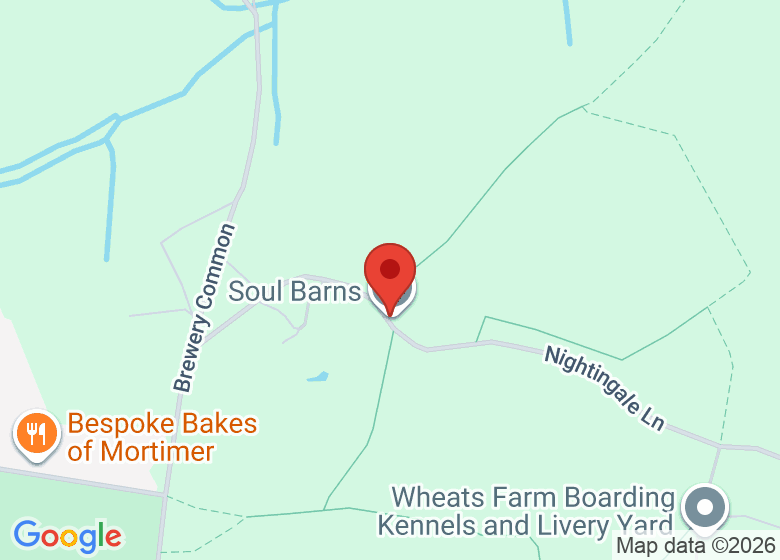 Map showing location of Soul Barns
