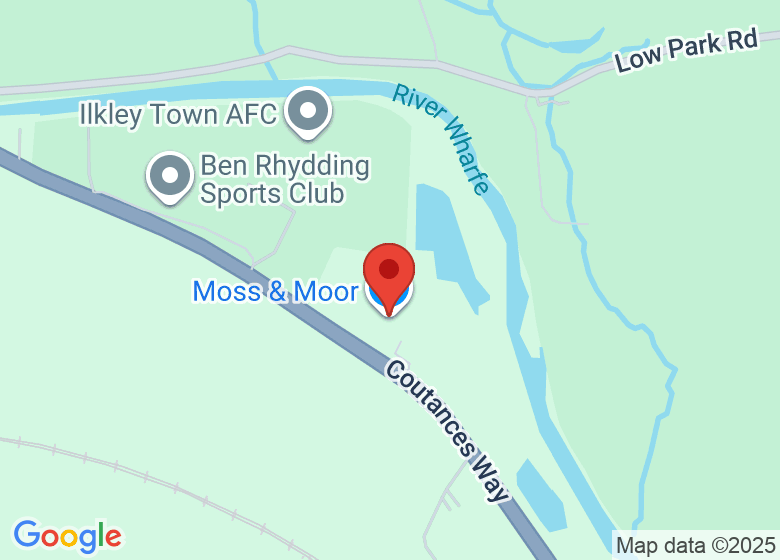 Map showing location of Moss & Moor