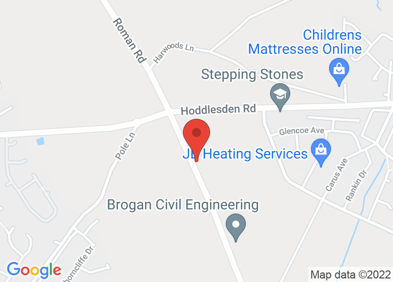 Map showing location of Sett End Woods