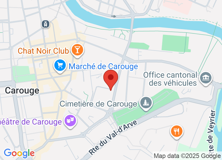Map showing location of Espace Léopard
