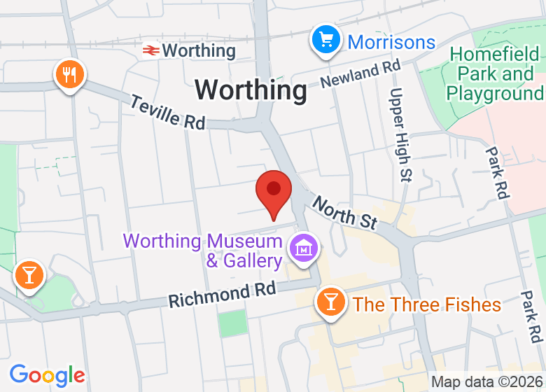 Map showing location of Salt Water Studios
