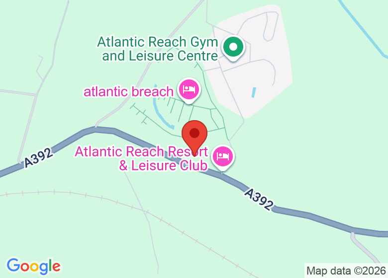Map showing location of Cornwall Slip and Slide