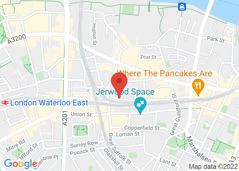 Map showing location of Fitness4Less Southwark