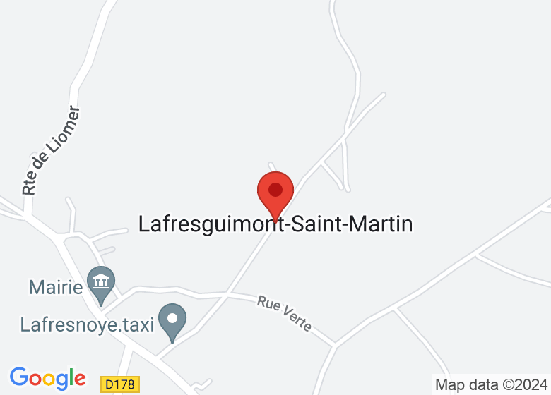 Map showing event location