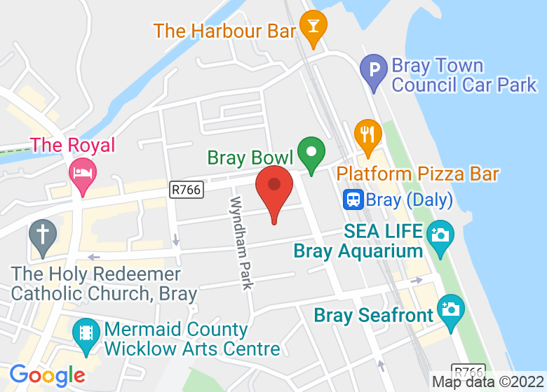 Map showing location of Studio 1