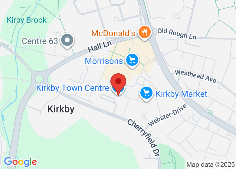 Map showing location of Lindseys Art Shed