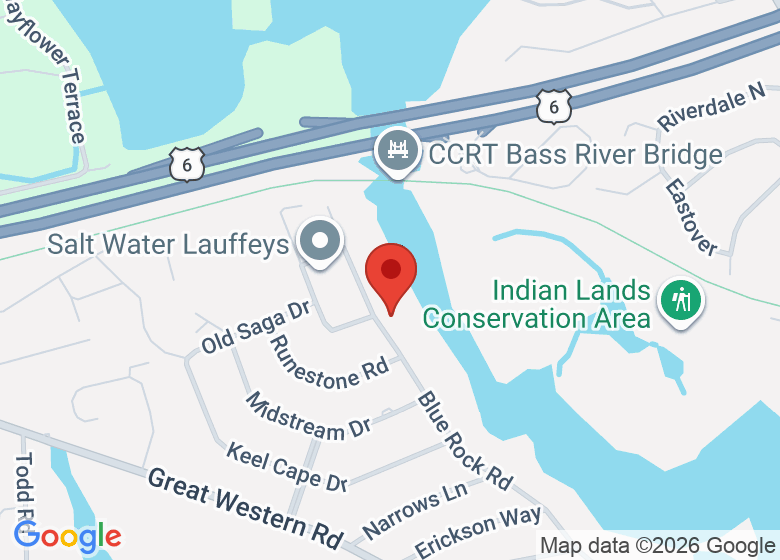 Map showing location of BRHA Clubhouse