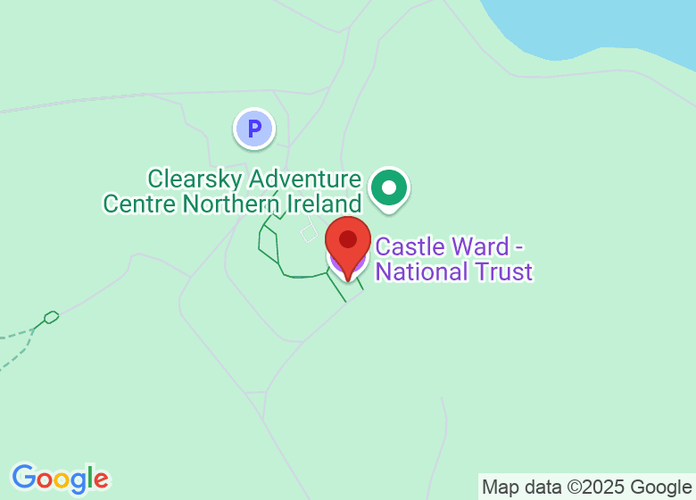 Map showing location of Castle Ward - National Trust