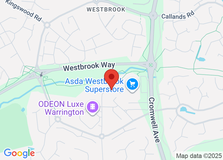 Map showing location of Westbrook Library