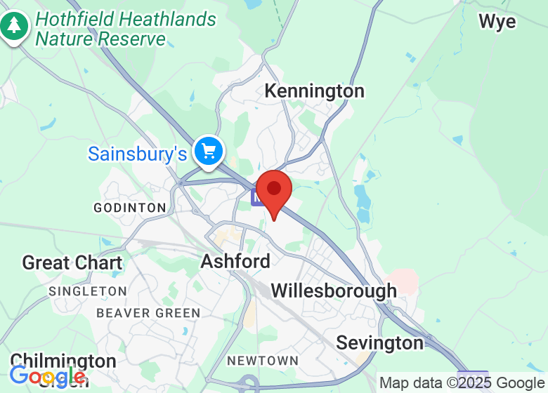 Map showing location of Unit 7 Kingfisher Business Centre
