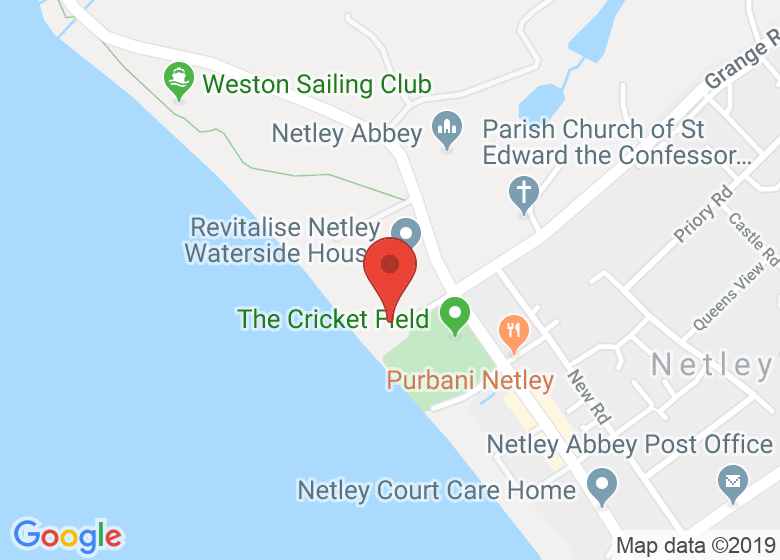 Map showing location of Abbey Hall