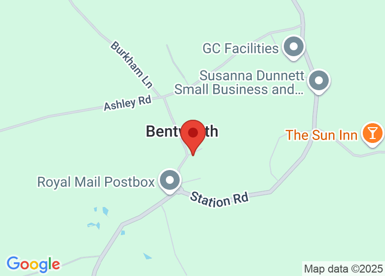 Map showing location of Bentworth Jubilee Hall 