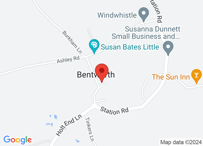 Map showing location of Saint Marys Bentworth C Of East Primary School