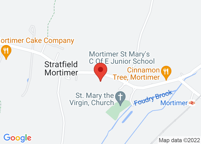 Map showing location of Mortimer St Mary's C Of East Junior School