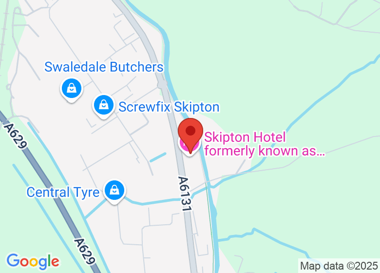 Map showing location of Skipton Hotel formerly known as Hotel Rendezvous
