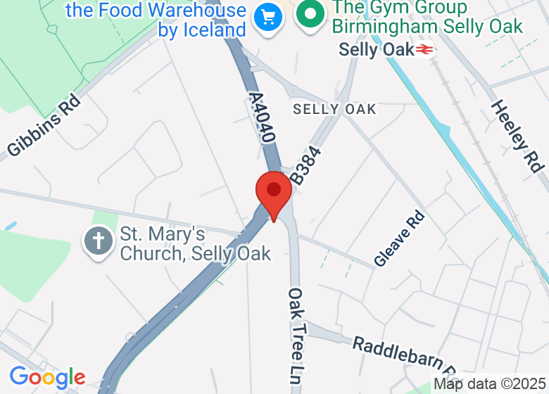 Map showing location of Sliced N Diced