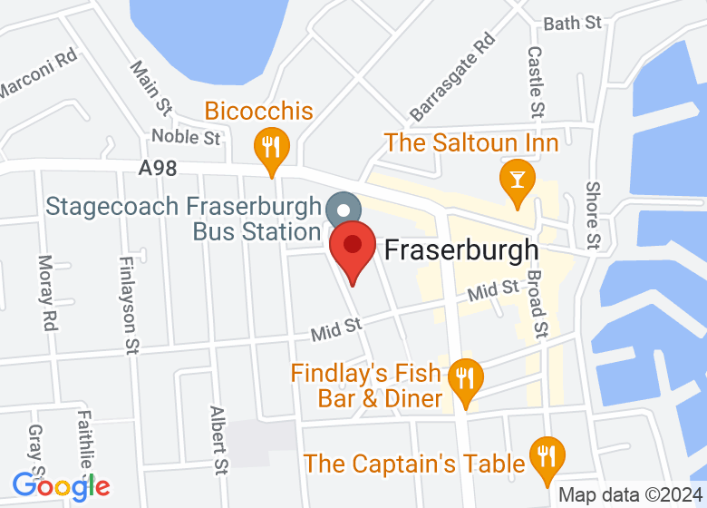 Map showing location of The Royal British Legion