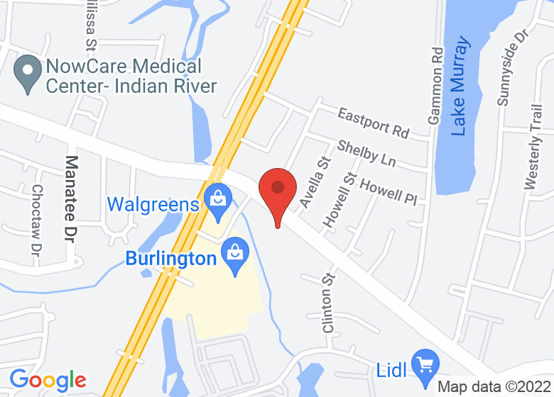 Map showing location of DROP Fitness