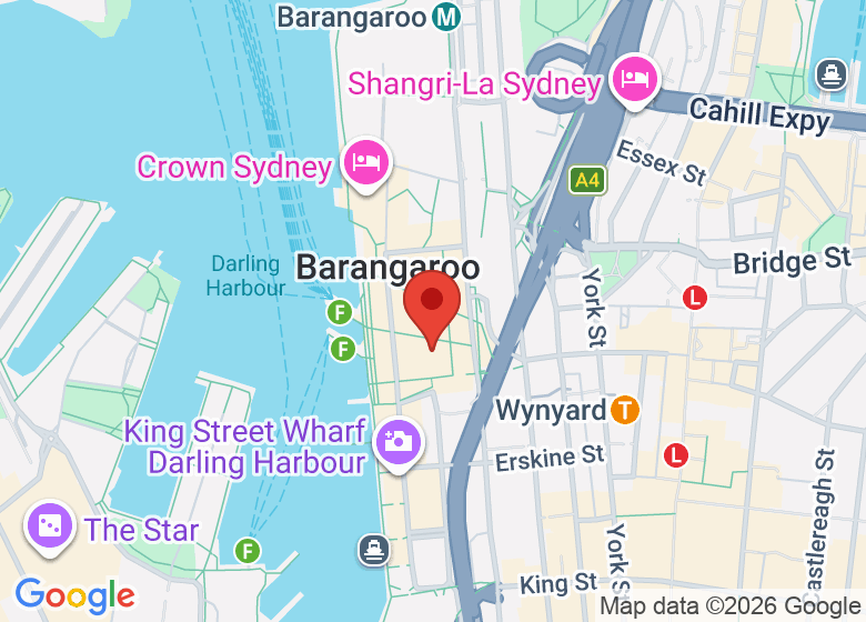 Map showing location of Cuppa TV