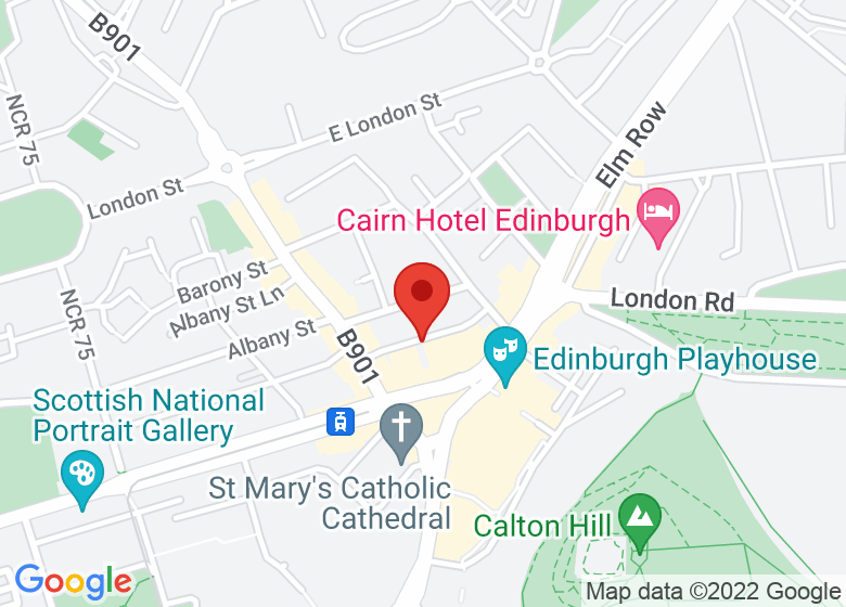 Map showing location of The Outhouse