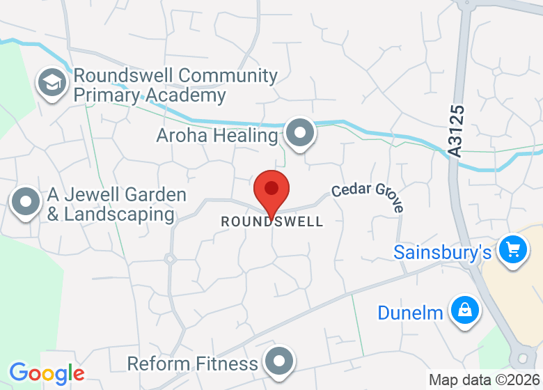 Map showing location of Roundswell