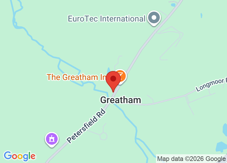 Map showing location of Greatham Primary School
