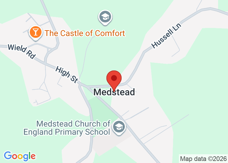 Map showing event location