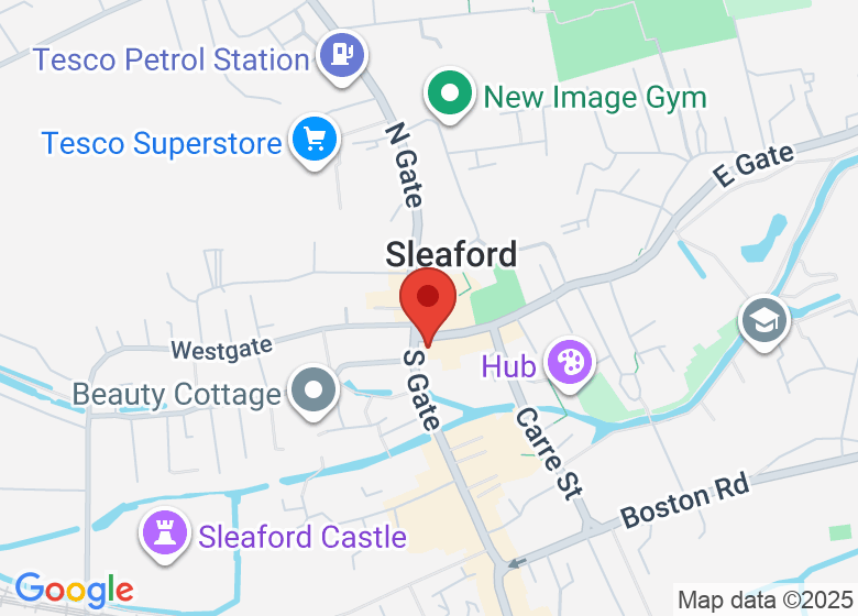 Map showing location of The Bairns Play Cafe