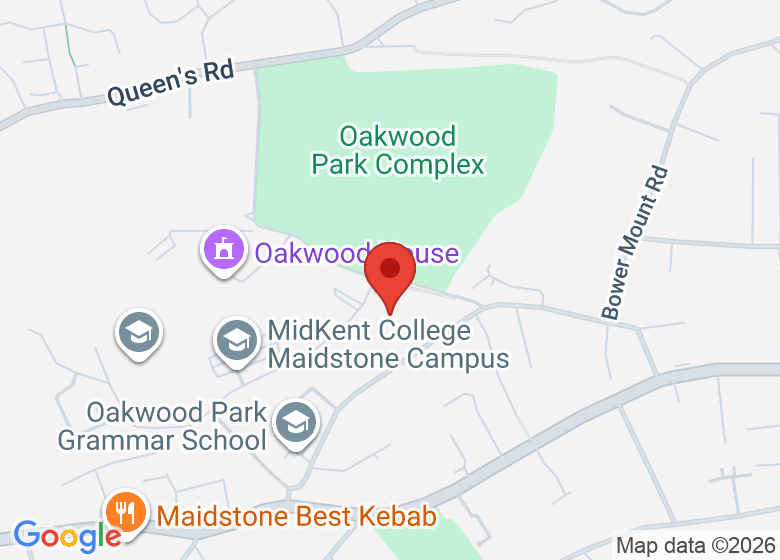 Map showing location of St Augustine Academy, Maidstone