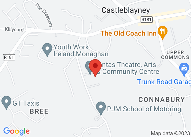 Map showing location of Iontas Centre