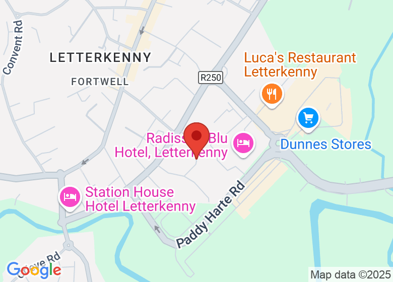 Map showing location of Cara House Family Resource Centre