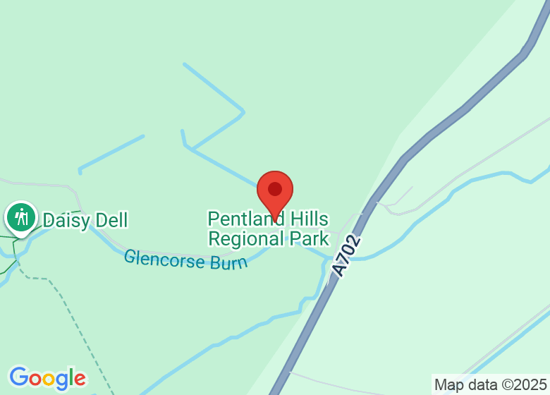 Map showing location of Car Park Flotterstone - Pentland Hills Regional Park