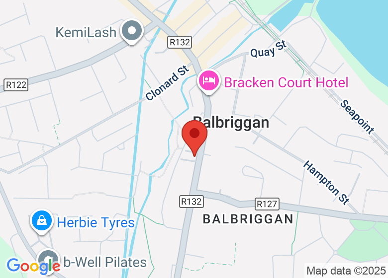 Map showing location of Balbriggan Clubs Community Centre