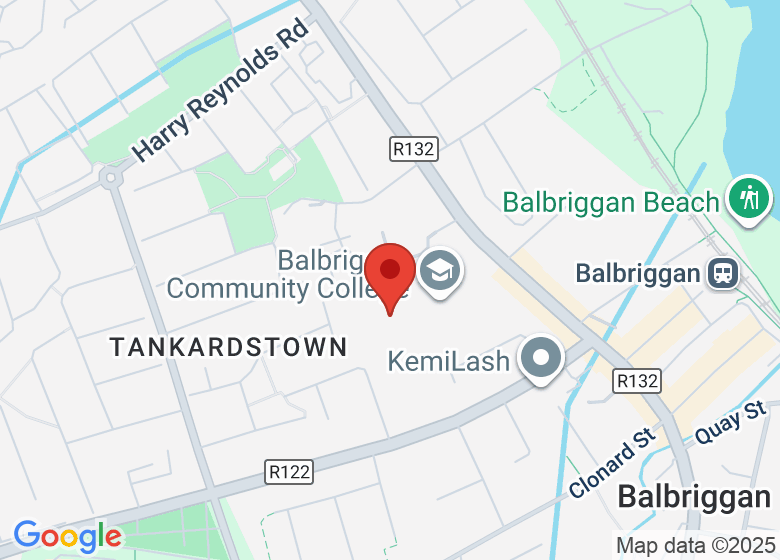 Map showing location of Balbriggan Sports Centre