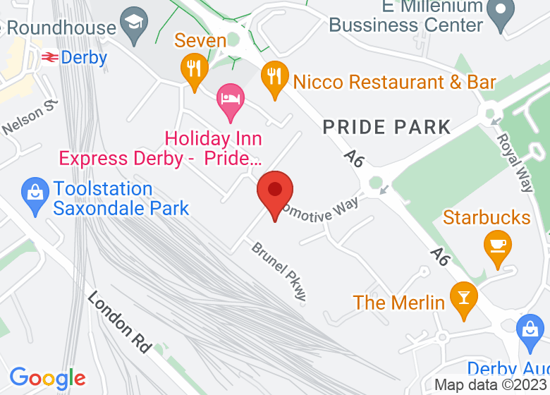 Map showing location of Chartwell - The Super Brand Body Shop